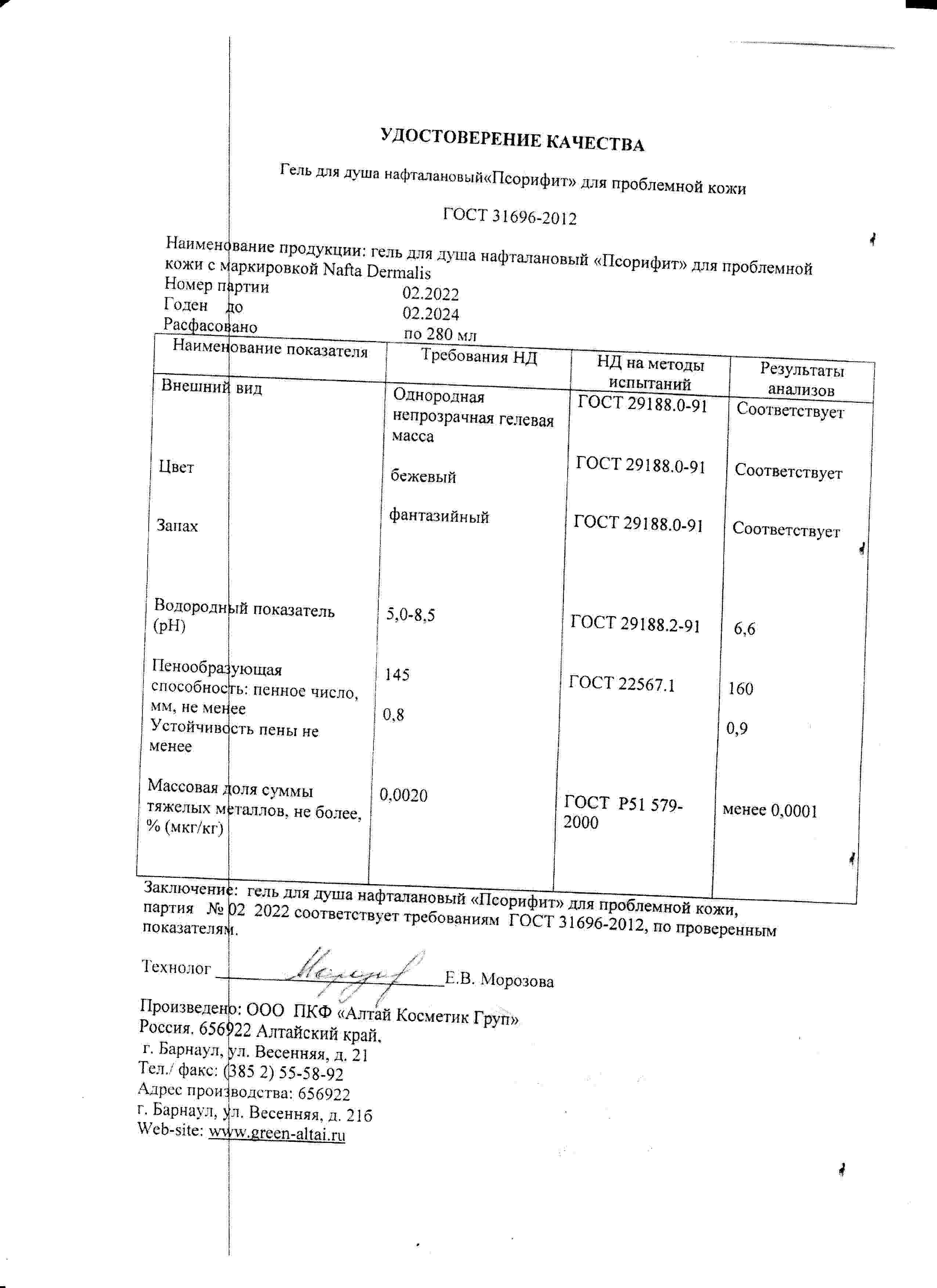 Паспорт №022022